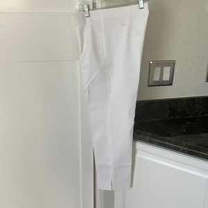 Ladies white Lion Paris pull on pant